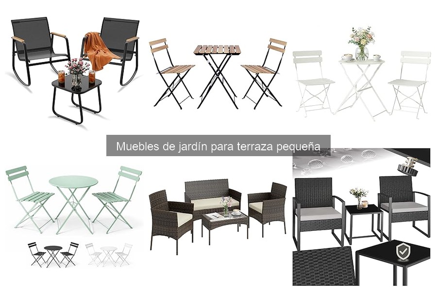 Dónde comprar muebles de jardín asequibles para terrazas pequeñas