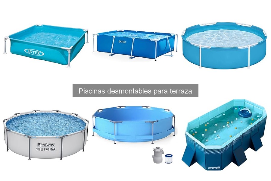 Dónde comprar piscinas desmontables para terraza