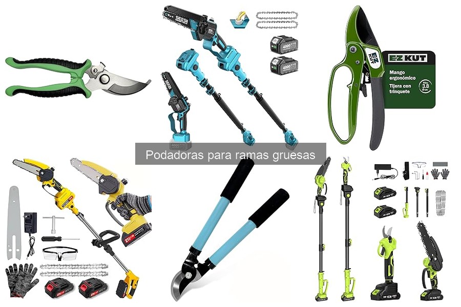 Dónde comprar podadoras para ramas gruesas: mejores opciones