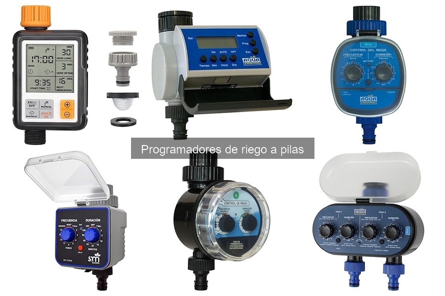 Dónde comprar programadores de riego a pilas: mejores opciones