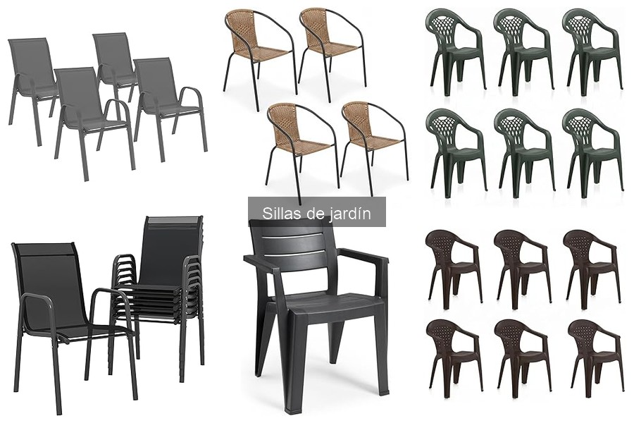 Dónde comprar sillas de jardín al mejor precio