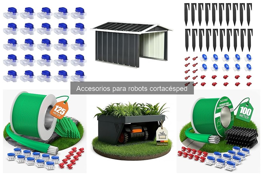 Eficiencia energética en robots cortacésped: Impacto de accesorios