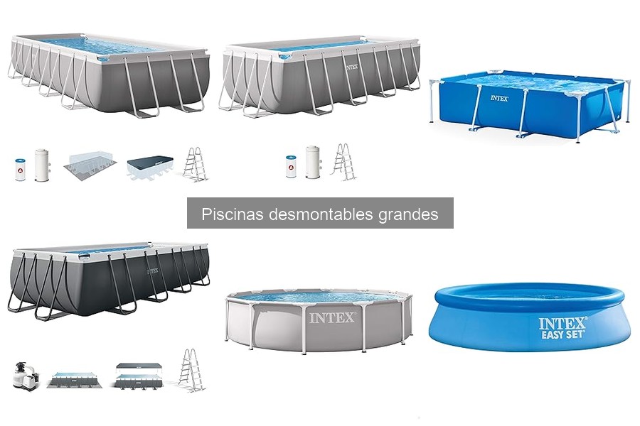 Encuentra piscinas desmontables grandes al mejor precio