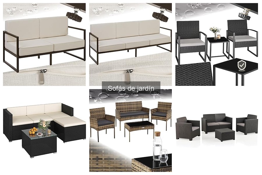 Estilos de decoración con sofás de jardín para tu espacio