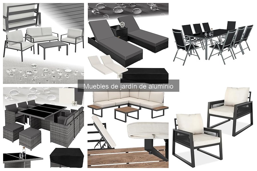 Estilos de Muebles de Jardín de Aluminio para tu Exterior