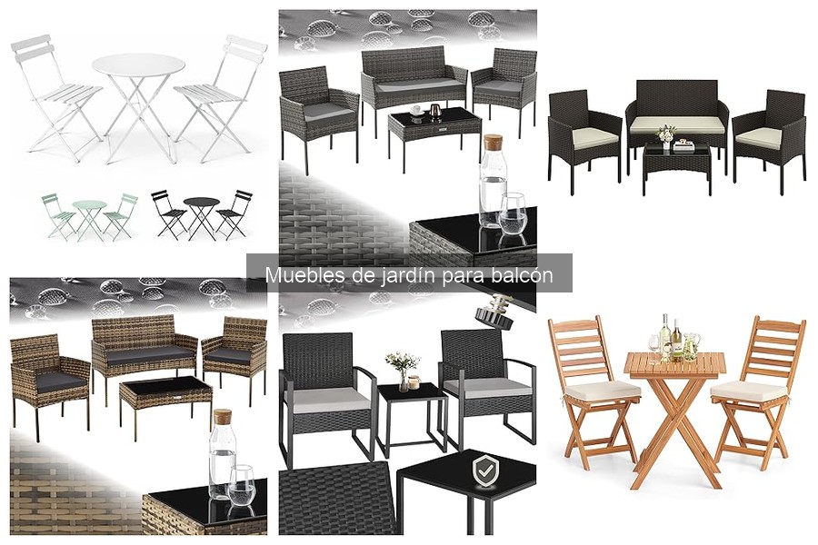 Estilos de Muebles de Jardín para Balcón: Rústico, Moderno y Minimalista