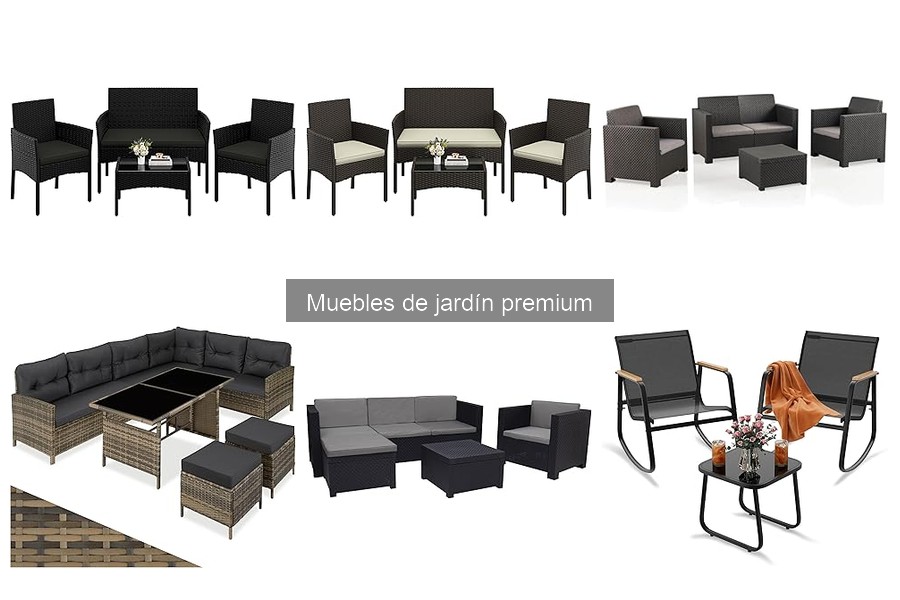 Estilos de Muebles de Jardín Premium para Terrazas Pequeñas