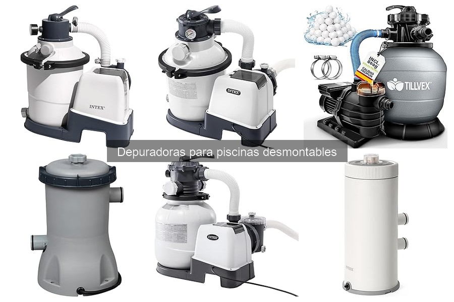 Filtros compatibles con depuradoras para piscinas desmontables