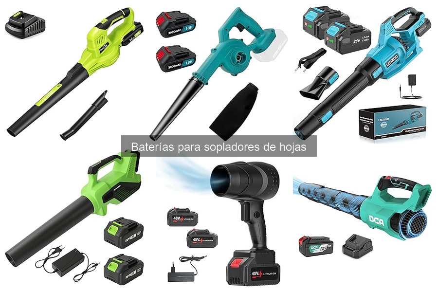 Guía de Compra: Baterías para Sopladores de Hojas