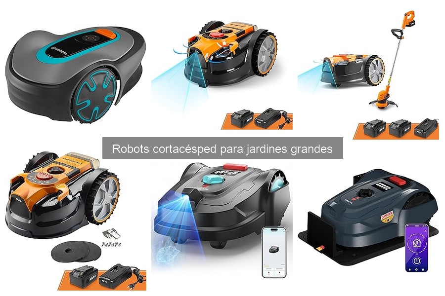 Guía de compra de robots cortacésped para jardines grandes