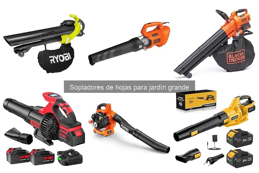 Guía de compra de sopladores de hojas para jardín grande