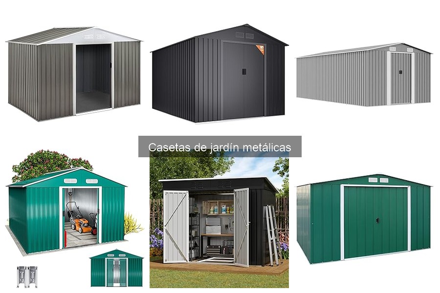 Guía de instalación de casetas de jardín metálicas