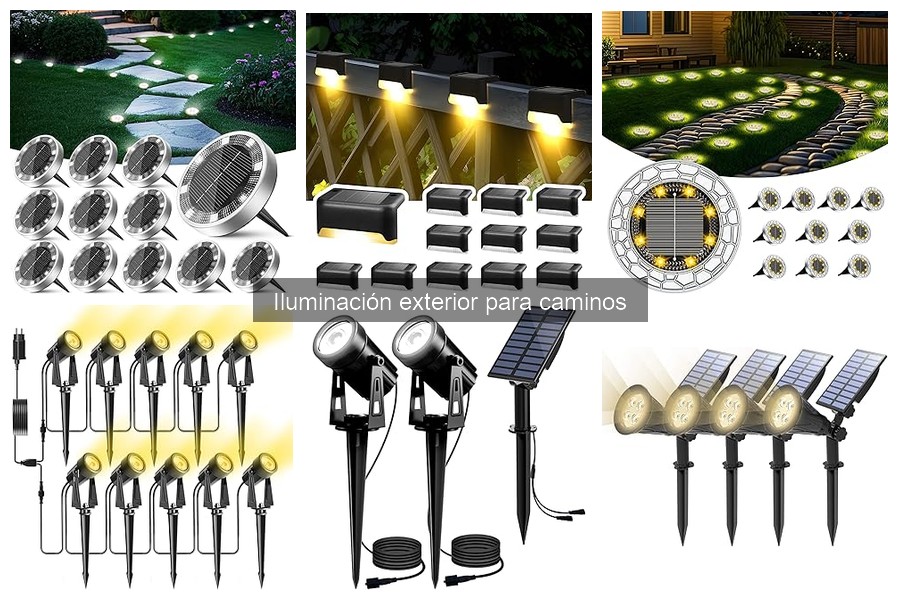 Guía de instalación de iluminación exterior para caminos