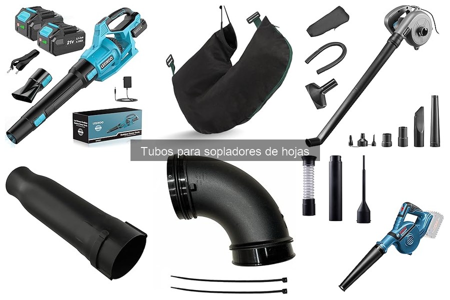 Guía de instalación de tubos para sopladores de hojas