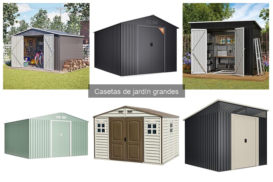 Guía para elegir la mejor caseta de jardín grande