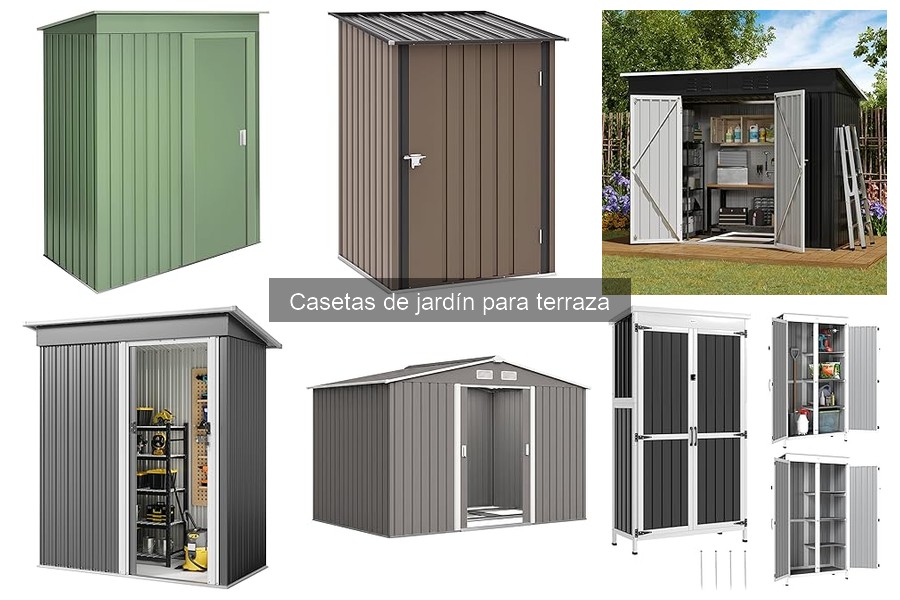 Guía para elegir la mejor caseta de jardín para terraza