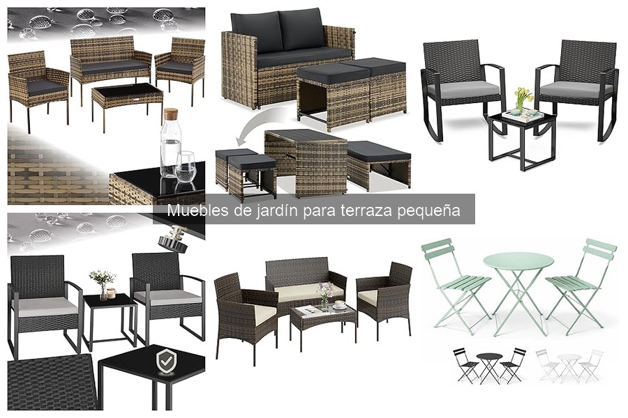 Guía para Elegir Sillas y Mesas de Jardín para Terrazas Pequeñas