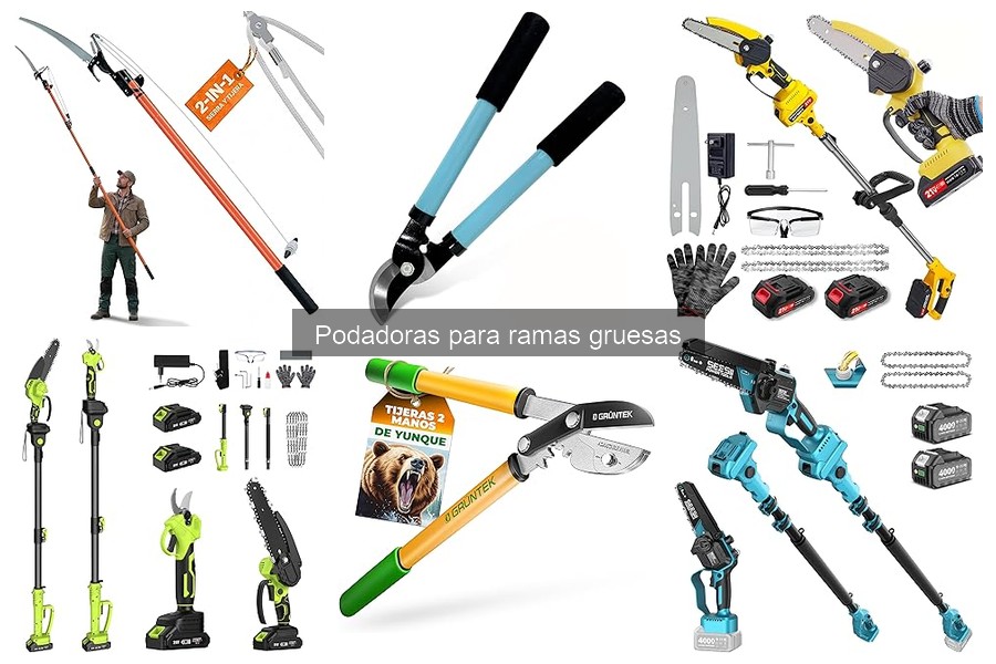 Guía práctica para usar podadoras de ramas gruesas