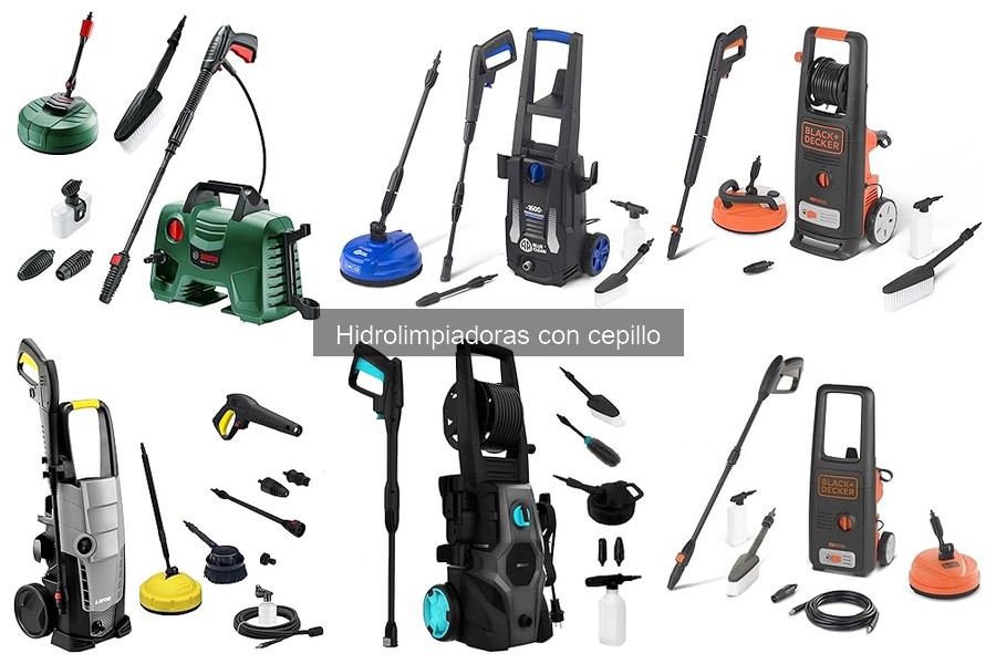 Hidrolimpiadoras con cepillo: limpieza efectiva en superficies
