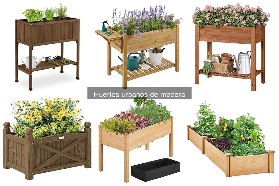 Huertos urbanos de madera sostenibles: prácticas efectivas