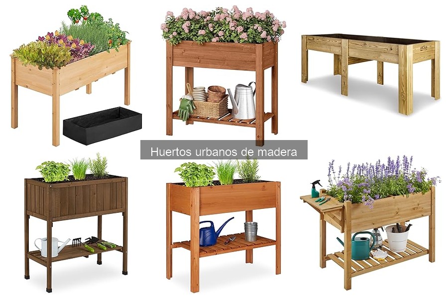 Ideas de Cultivo para Huertos Urbanos de Madera