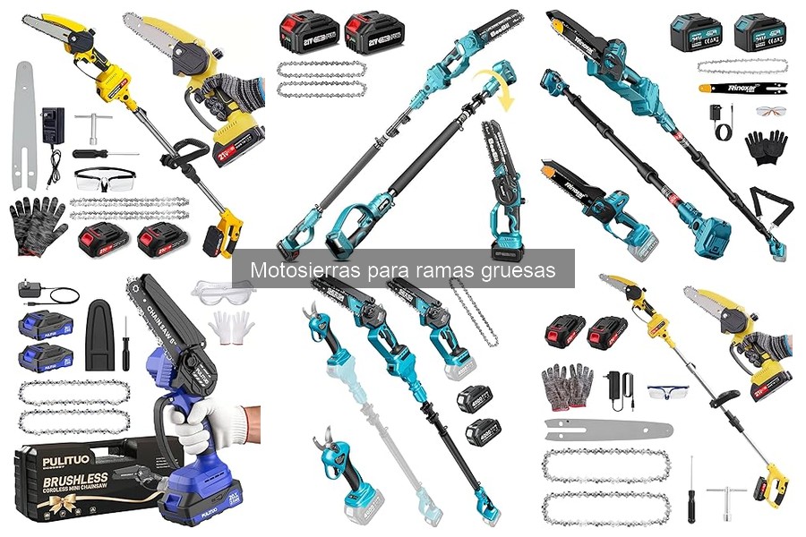 Instrucciones de Uso para Motosierras de Ramas Gruesas