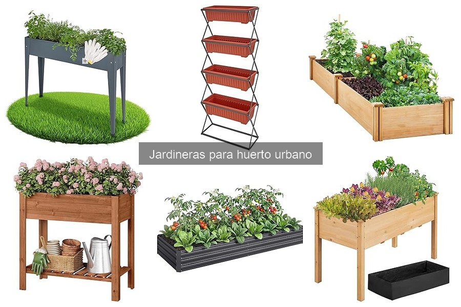 Jardineras autorriego para huertos urbanos: ventajas y funcionamiento