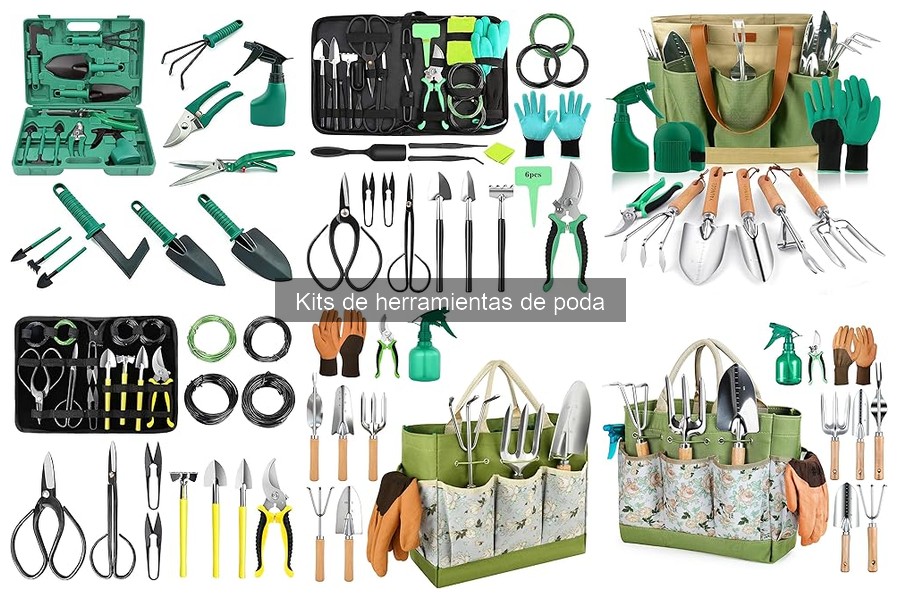 Los mejores kits de herramientas de poda para jardinería ecológica
