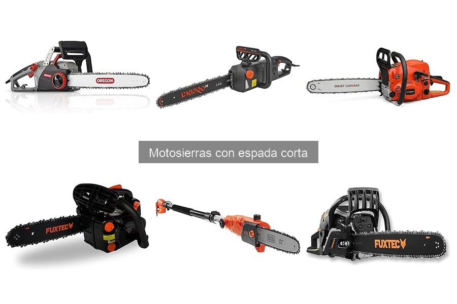 Mantenimiento básico de motosierras con espada corta