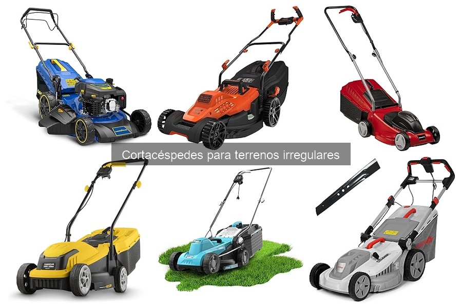 Mantenimiento de cortacéspedes para terrenos irregulares
