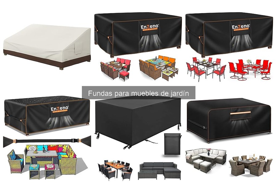 Mantenimiento de fundas para muebles de jardín: limpieza y cuidado