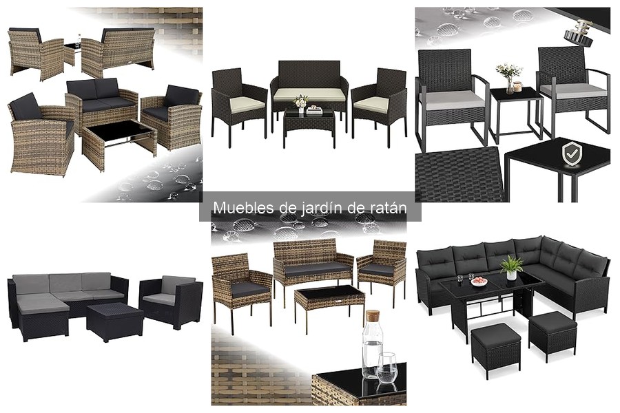 Mantenimiento de muebles de jardín de ratán: guía práctica