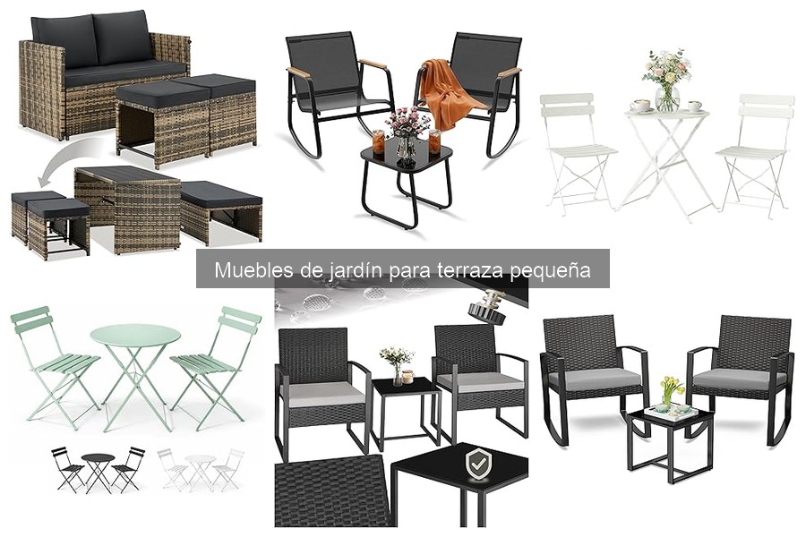 Mantenimiento de muebles de jardín para terrazas pequeñas