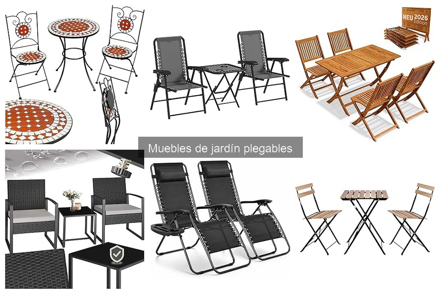 Mantenimiento de muebles de jardín plegables: consejos útiles