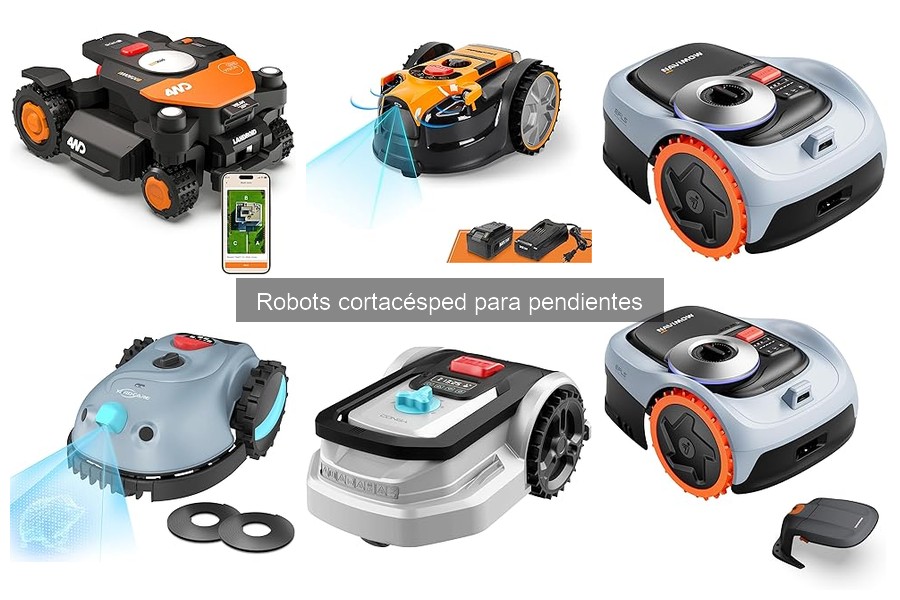 Mantenimiento de Robots Cortacésped en Terrenos Inclinados