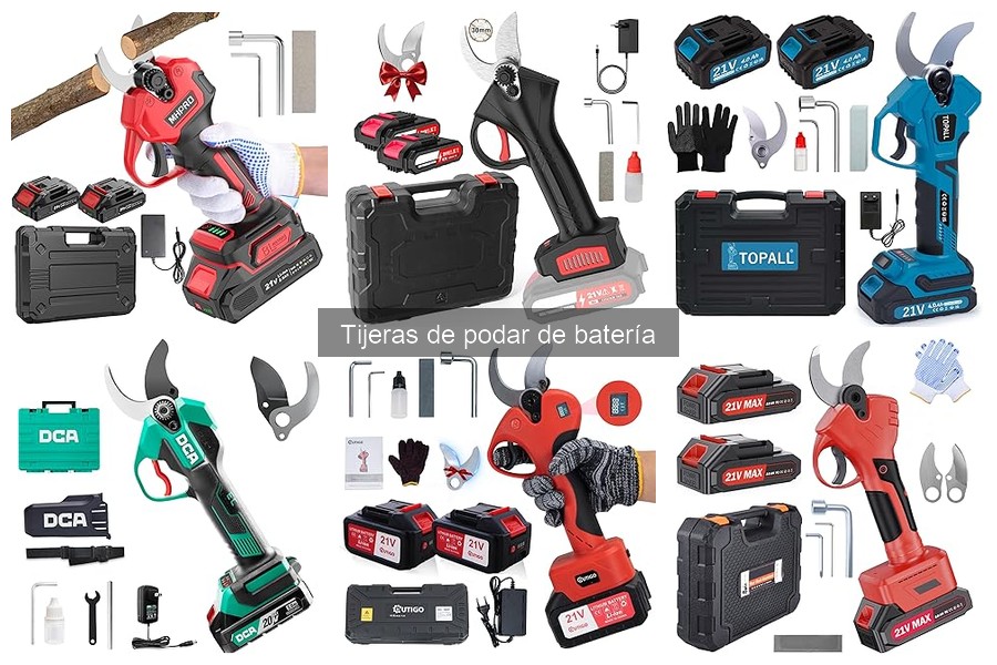 Mantenimiento de tijeras de podar de batería: Mejores prácticas