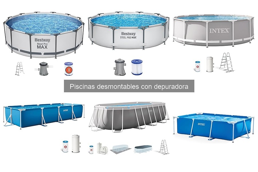 Mantenimiento efectivo de piscinas desmontables con depuradora