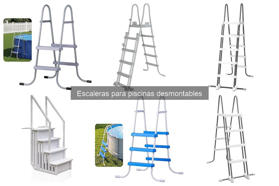 Mantenimiento eficaz de escaleras para piscinas desmontables