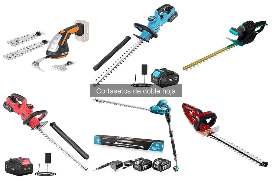 Mantenimiento esencial para cortasetos de doble hoja