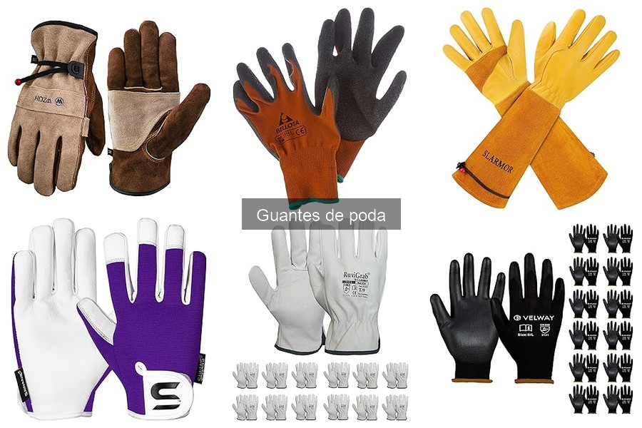 Materiales ideales para guantes de poda: guía completa