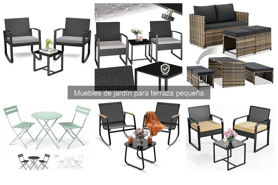 Maximizando el espacio en terrazas pequeñas: Muebles de jardín