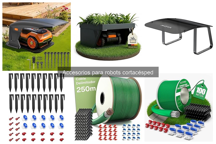 Mejora el rendimiento de tu robot cortacésped con estos accesorios