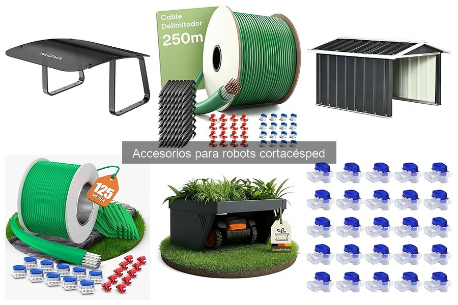 Mejores accesorios para robots cortacésped 2023: comparativa