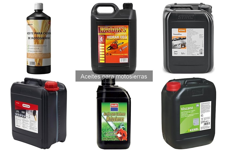 Mejores Aceites para Motosierras en 2023: Comparativa