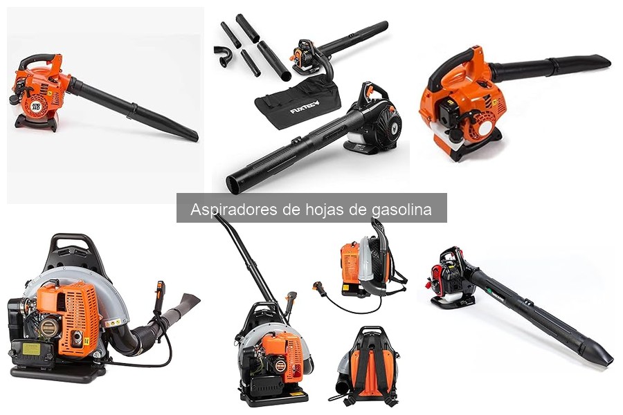 Mejores aspiradores de hojas de gasolina para jardines grandes