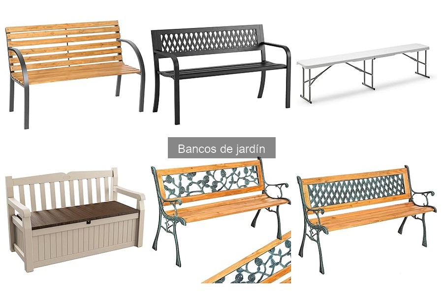 Mejores bancos de jardín para espacios pequeños en 2023