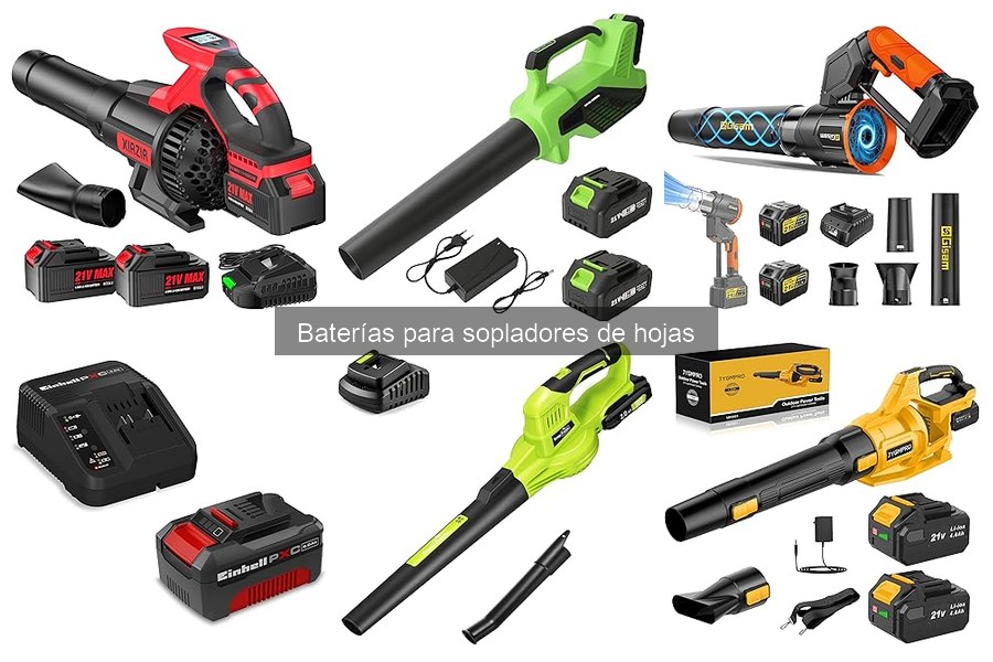 Mejores baterías para sopladores de hojas de 2023