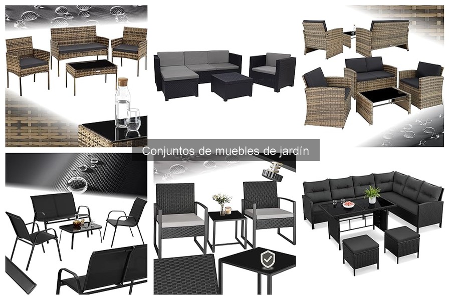 Mejores conjuntos de muebles de jardín para espacios pequeños
