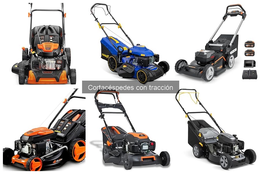 Mejores cortacéspedes con tracción para jardines grandes