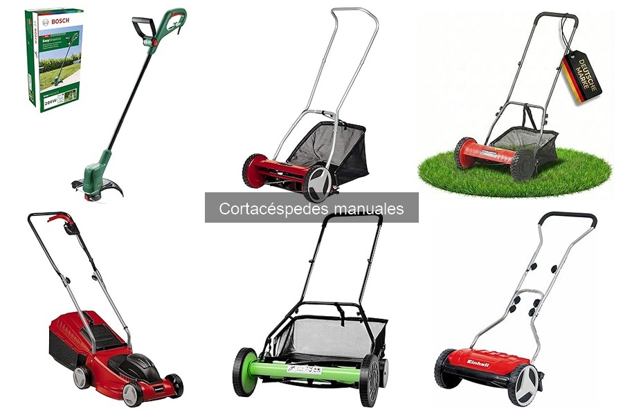 Mejores cortacéspedes manuales para jardines pequeños